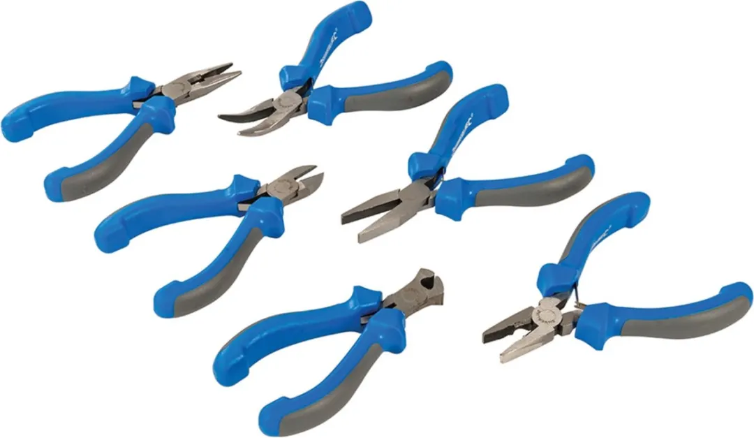Silverline 6-delige Mini Tangenset