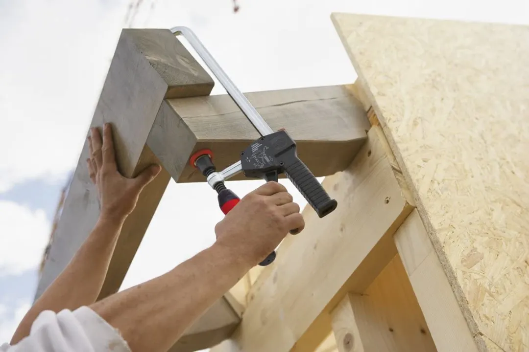Bessey EHZ60-2K Eenhandslijmtang - Rood