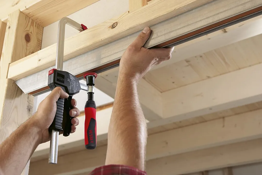 Bessey EHZ60-2K Eenhandslijmtang - Rood