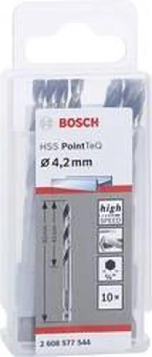 Bosch HSS PointTeQ Zeskantboor 4,2x43mm