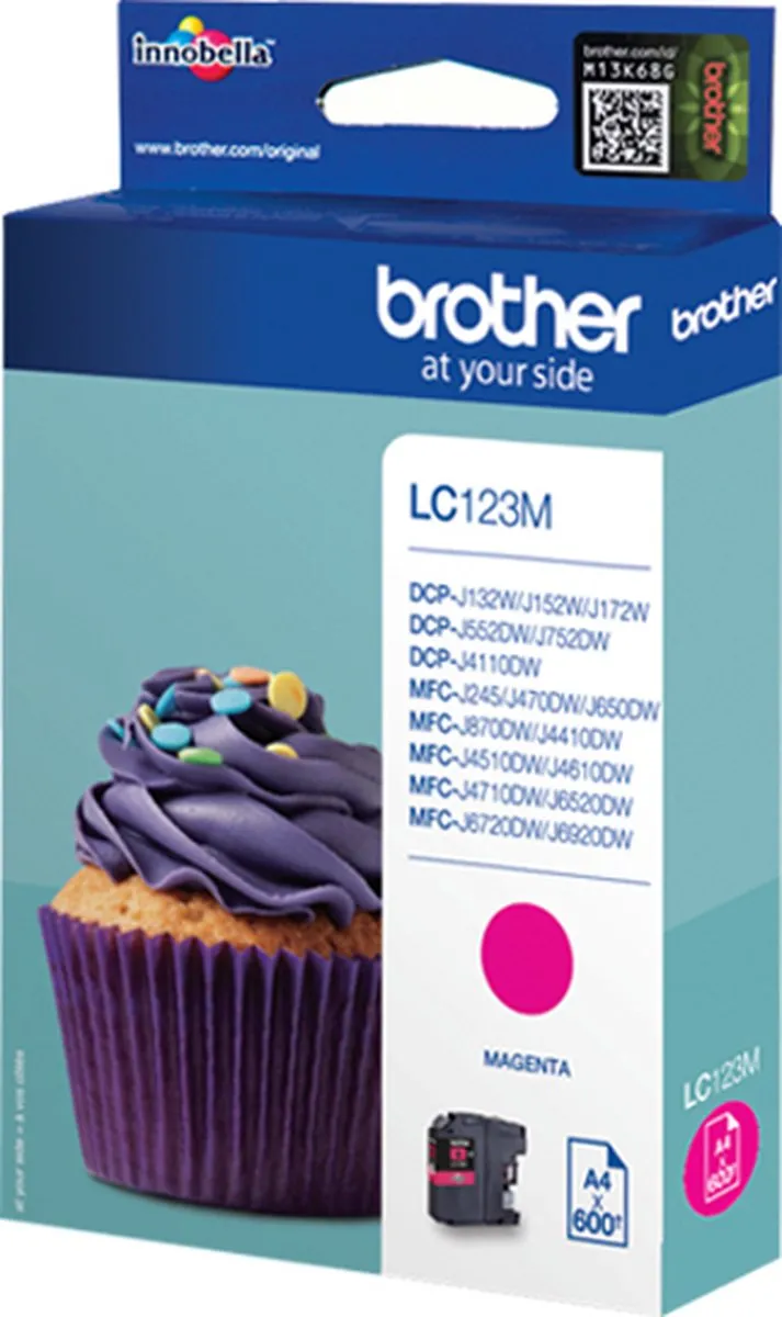 Brother LC-123M Inktcartridge - Magenta
