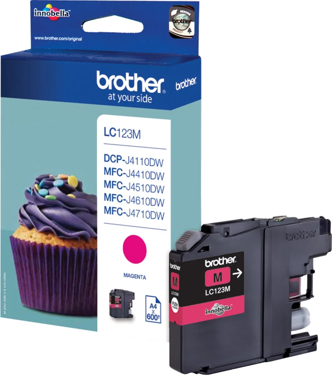 Brother LC-123M Inktcartridge - Magenta