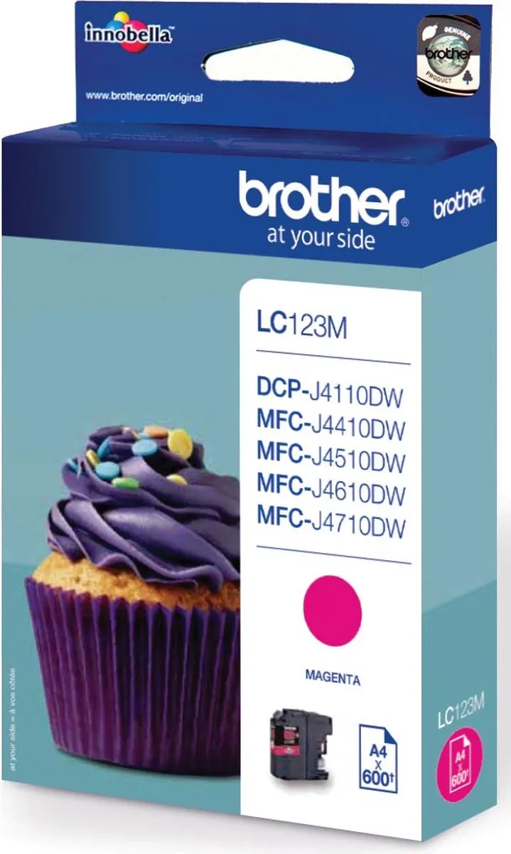 Brother LC-123M Inktcartridge - Magenta