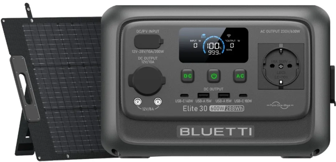 Bluetti Elite 30 V2 Draagbaar EnergieStation 600W 288Wh