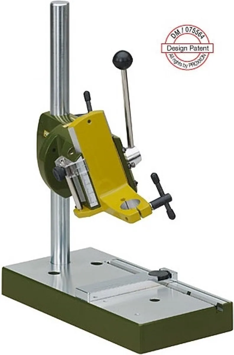 Proxxon Micromot MB 200 Boorstandaard 40mm - Groen/Geel/Zilver