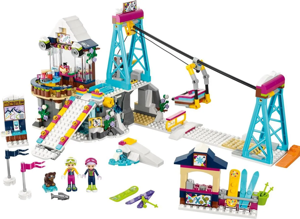 LEGO Friends Wintersport Skilift 41324 - 585 Stukken - afbeelding 2 van 6