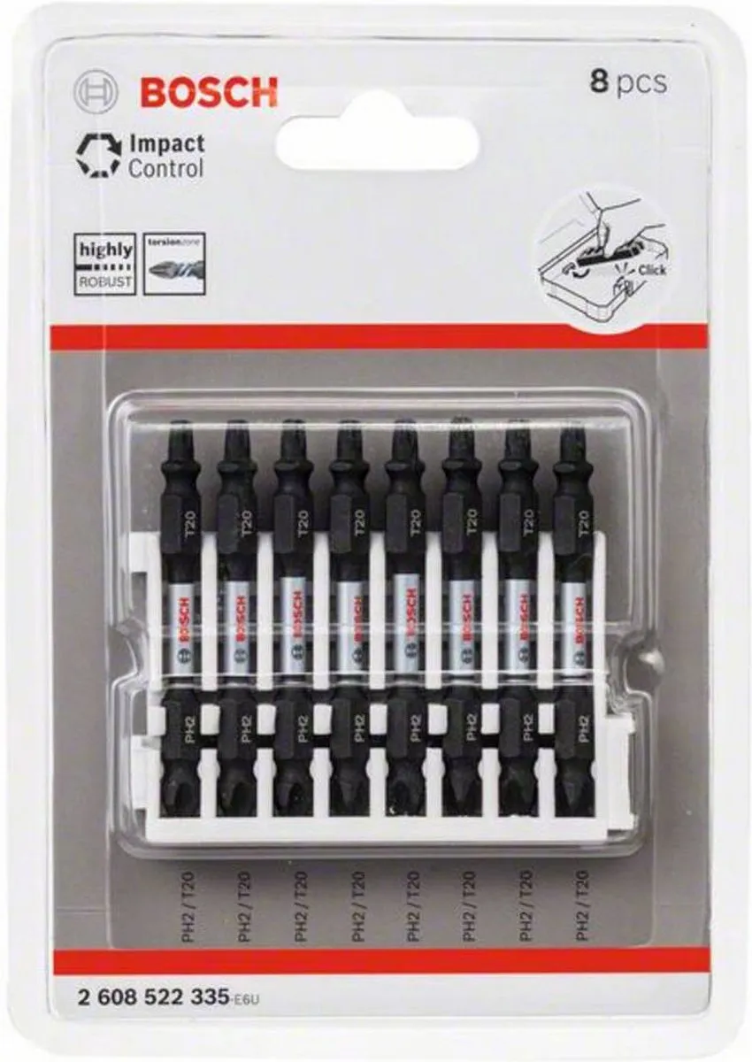 Bosch Impact Dubbelbit 65mm T20