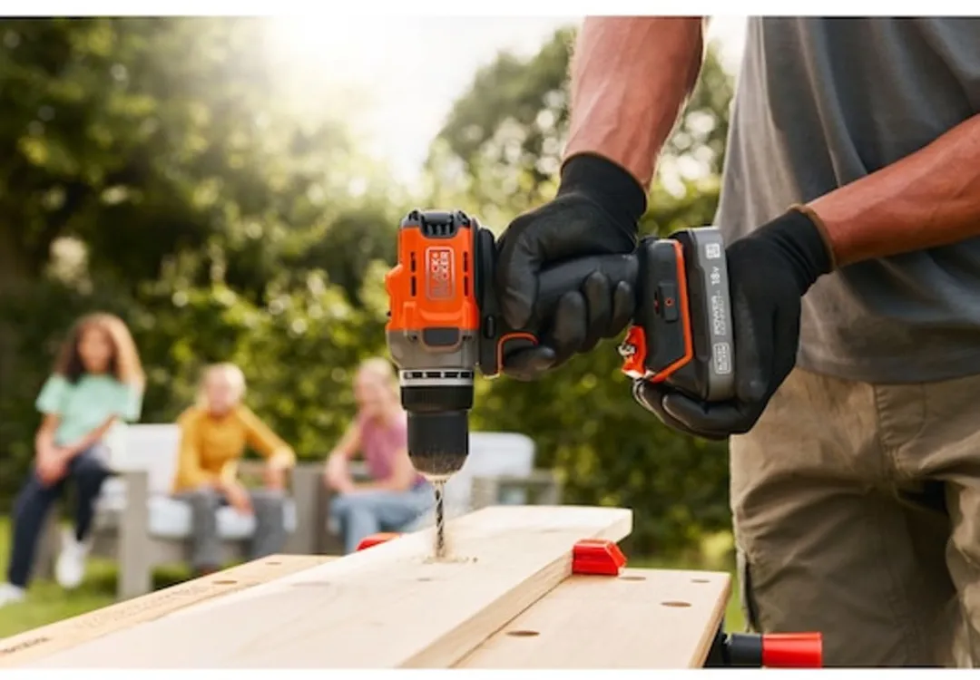 BLACK+DECKER BCD382D2XK-QW Accu-boorschroevendraaier 18V - 2x 2,0Ah - afbeelding 6 van 6