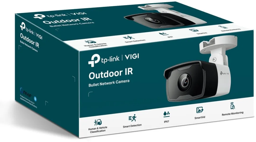 TP-Link VIGI C330I(6MM) Beveiligingscamera - 6mm lens - Zwart/Wit