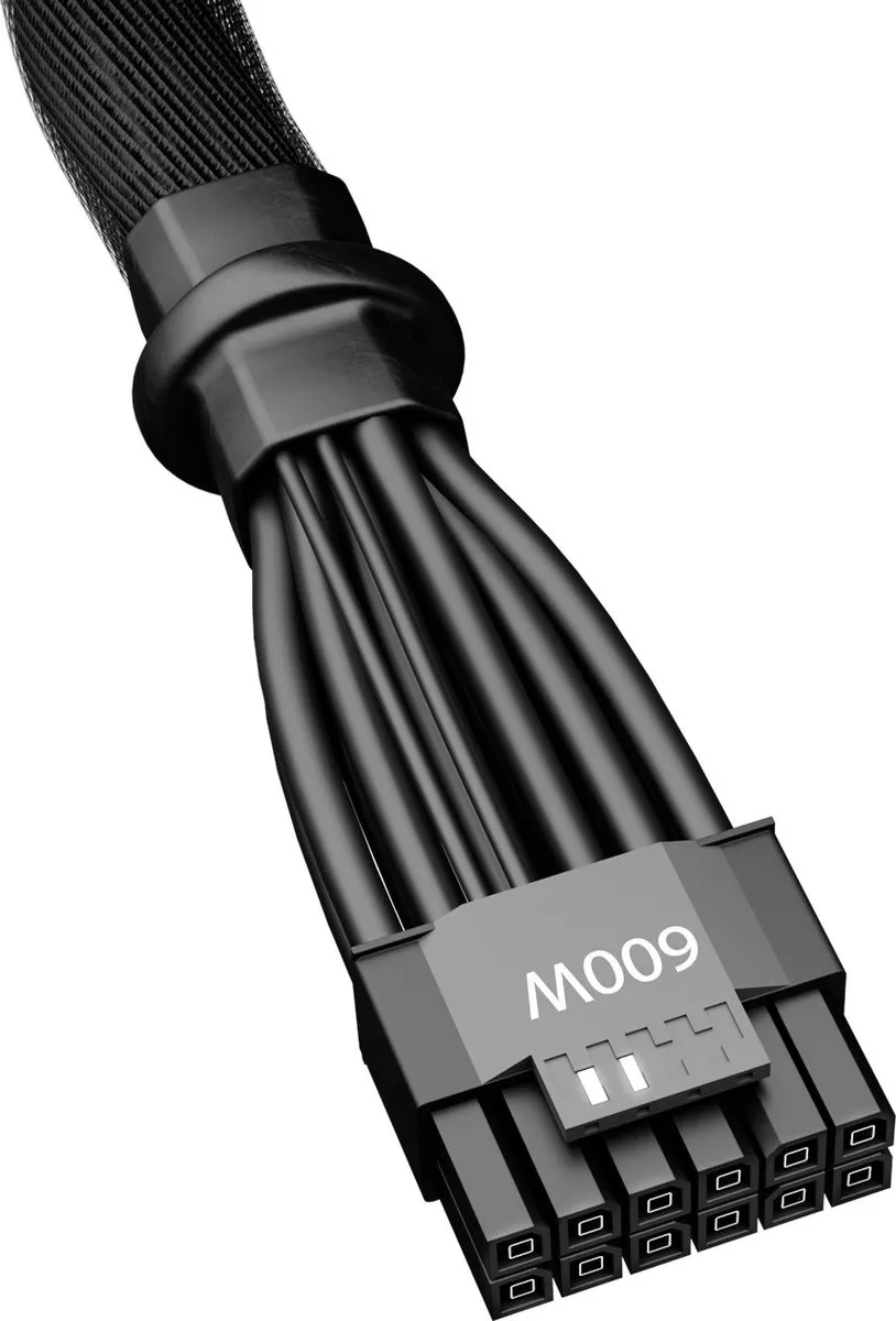 be quiet! Stroomkabel 0.6m BC072 - Zwart - afbeelding 6 van 6