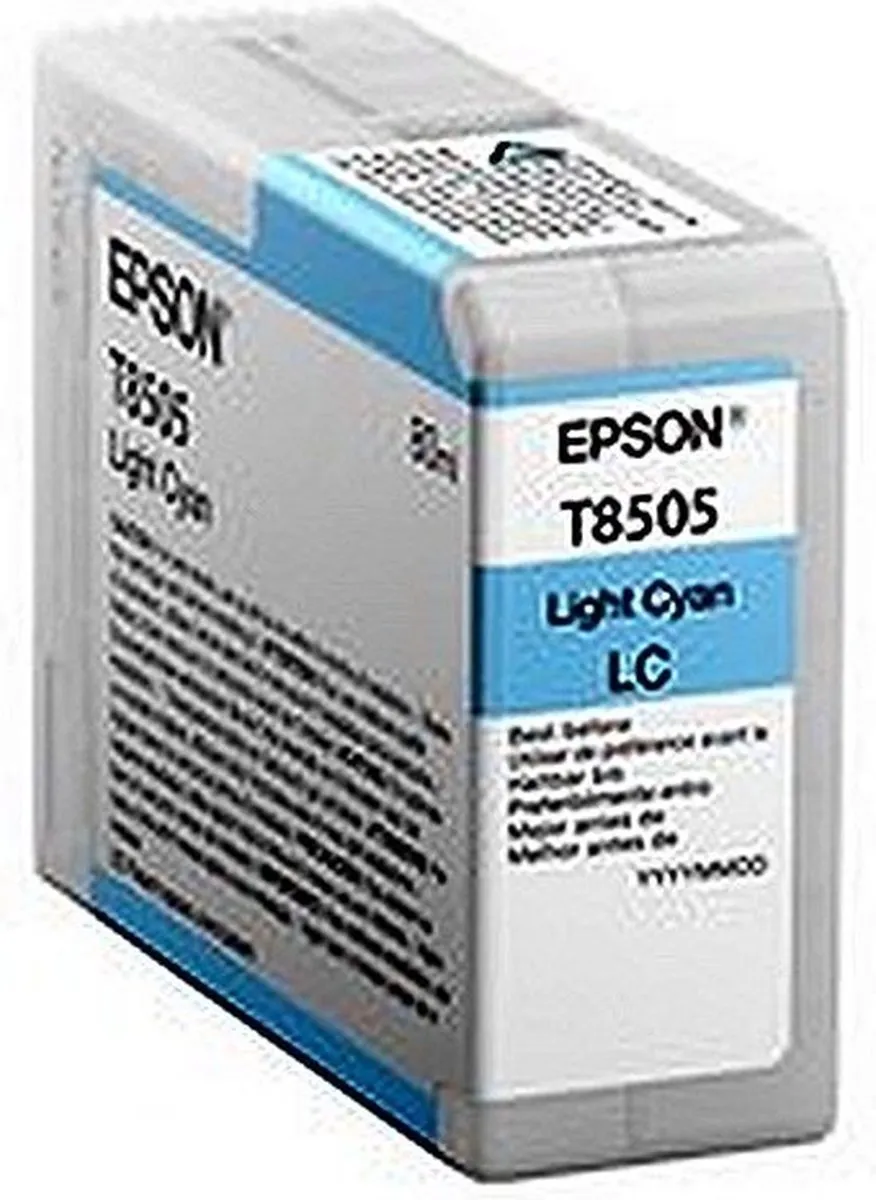 Epson T8505 Licht Cyaan Inktcartridge - 80ml