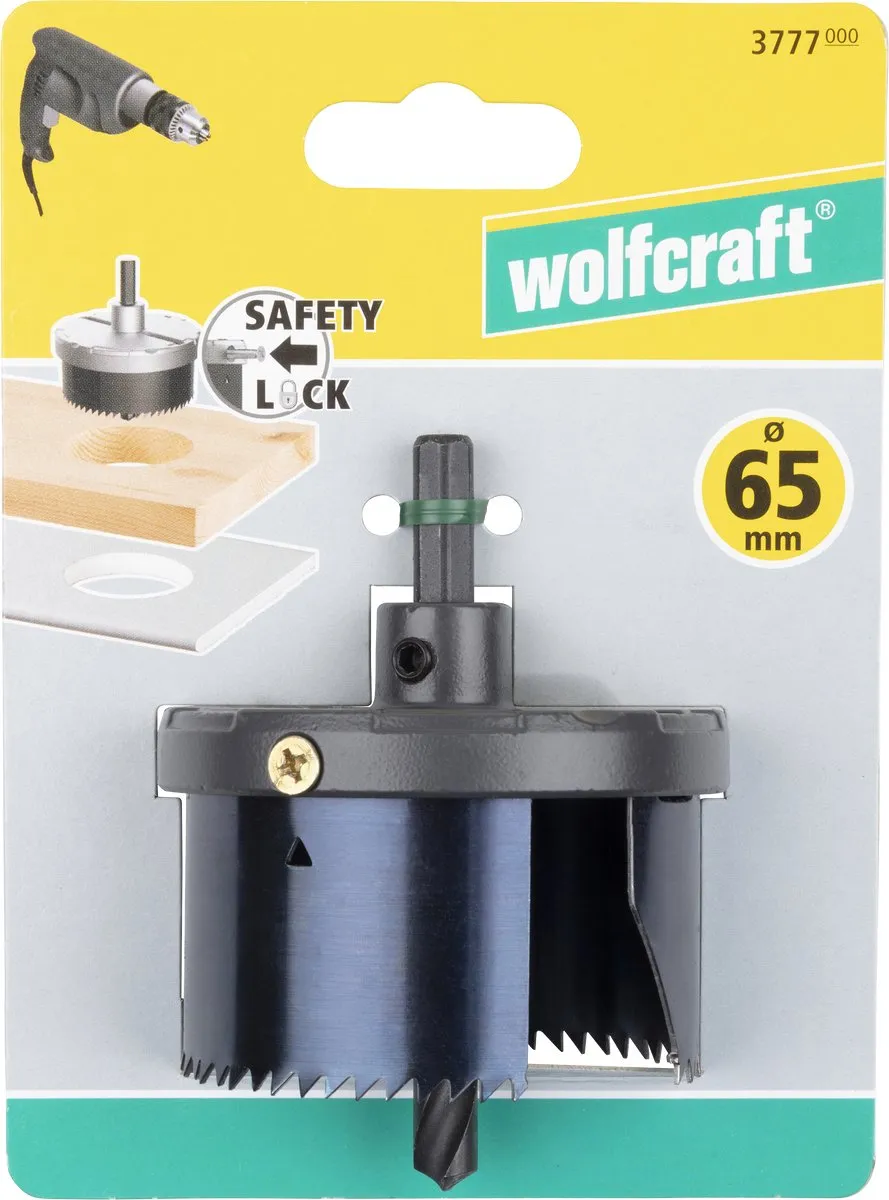 Wolfcraft Gatenzaag Ø65mm 3777000 - 65 Stuks