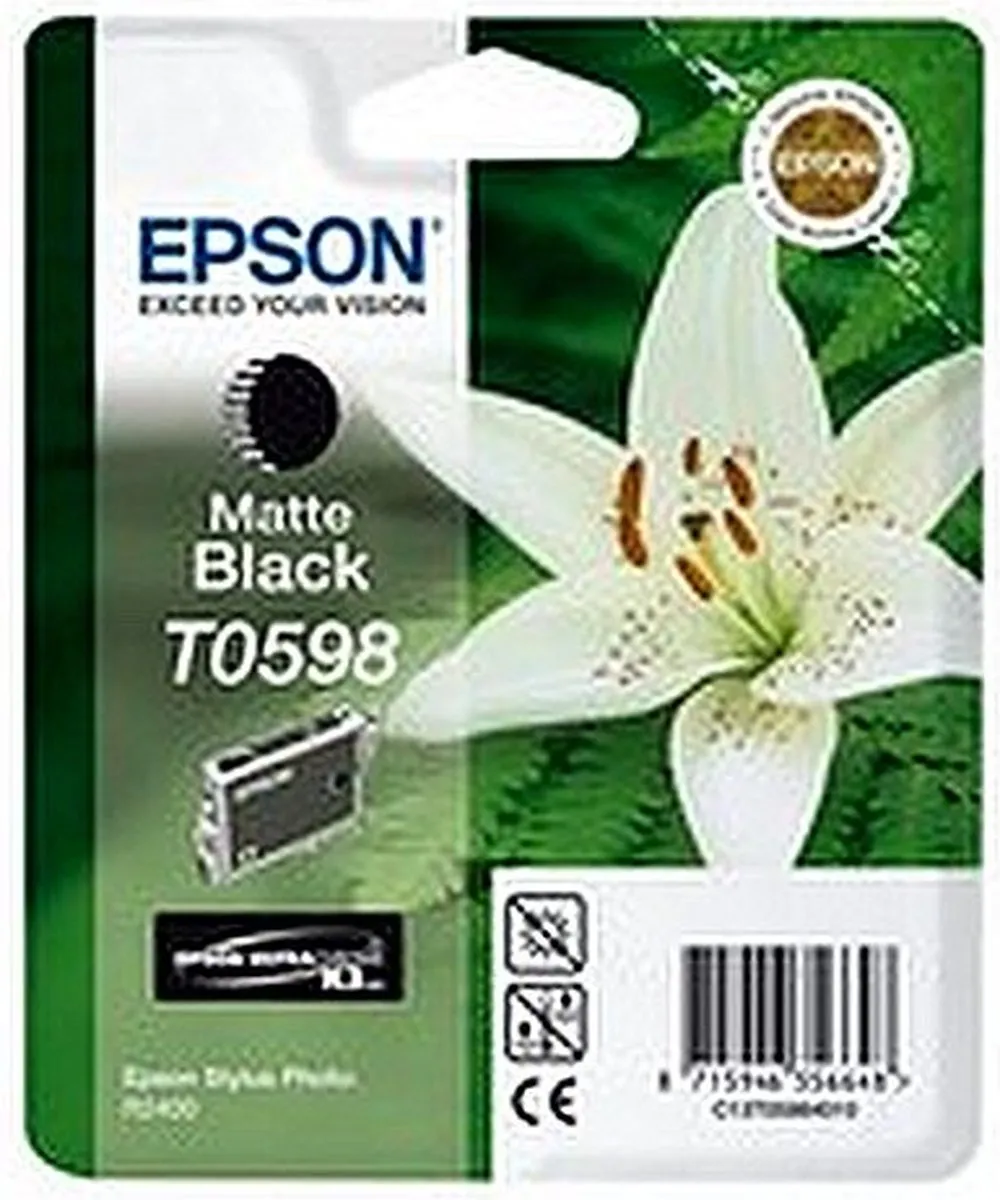 Epson T0598 Inktcartridge Mat Zwart - 520 Pagina's