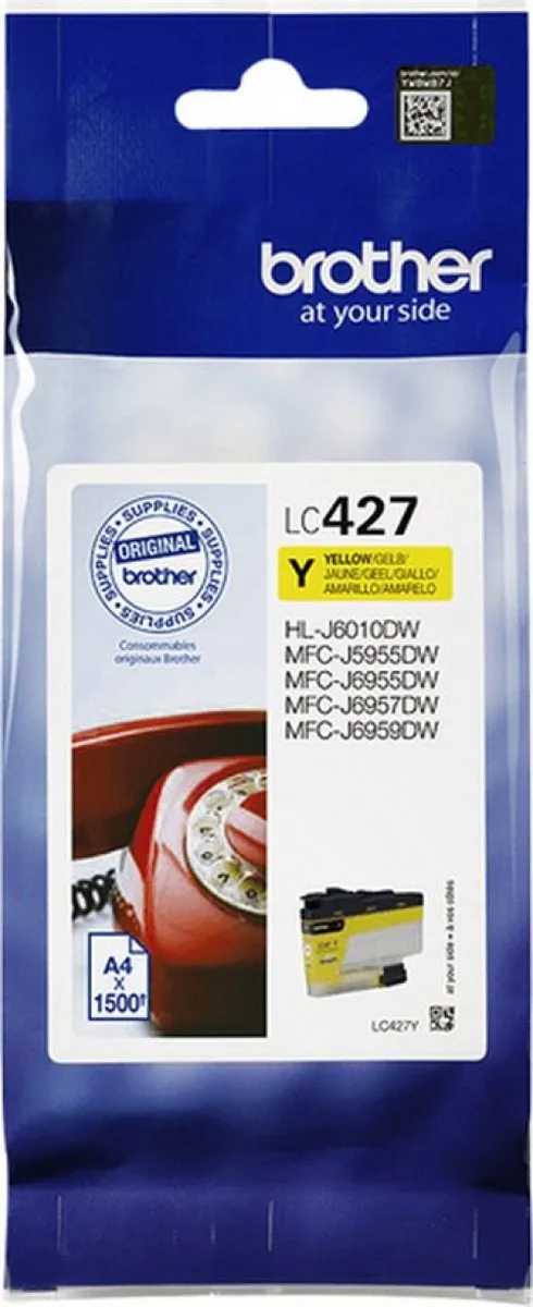 Brother LC-427Y Inktcartridge Geel - 15ml