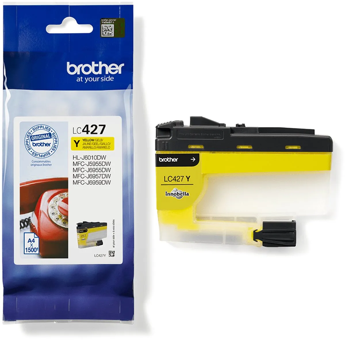Brother LC-427Y Inktcartridge Geel - 15ml