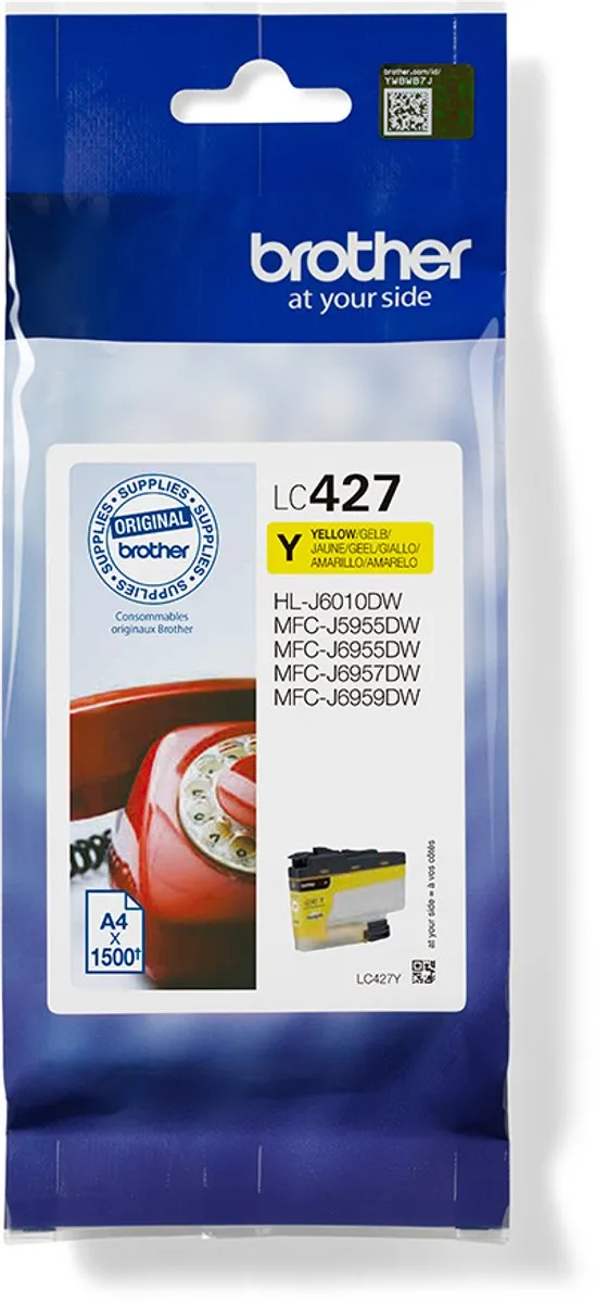 Brother LC-427Y Inktcartridge Geel - 15ml