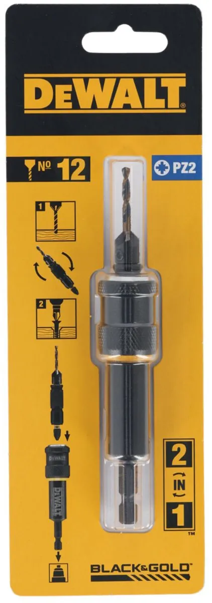 DeWalt DT70789 FLIP & DRIVE Voorboor Verzinkboor Pz2