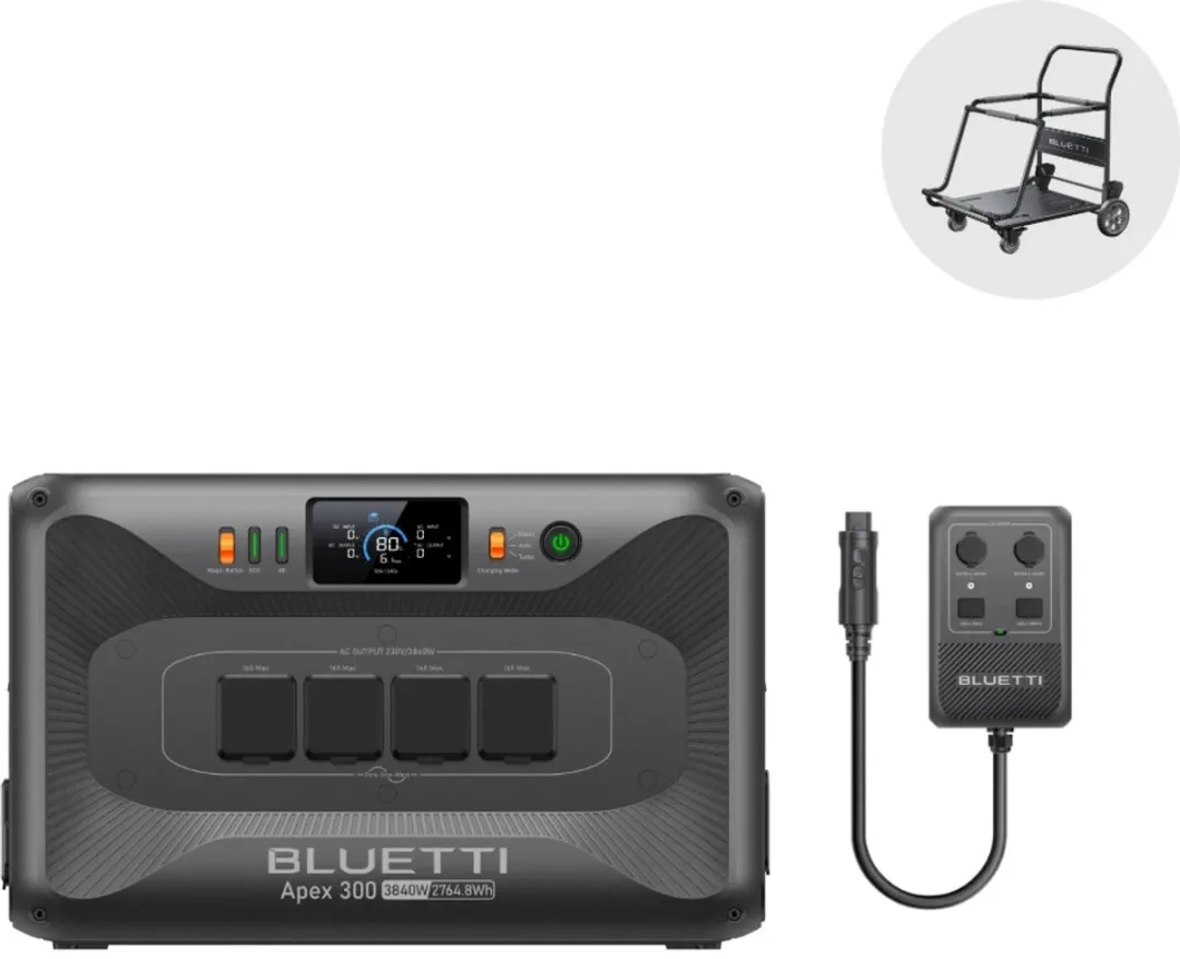 Bluetti Apex 300 Zonnegenerator 2764Wh