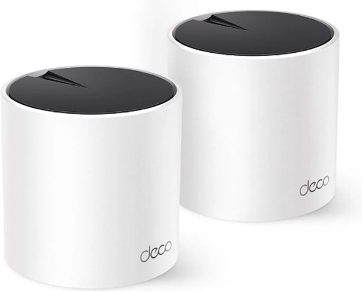 TP-Link Deco X55 Mesh WiFi 6 - 3000 Mbps - 2-Pack Wit