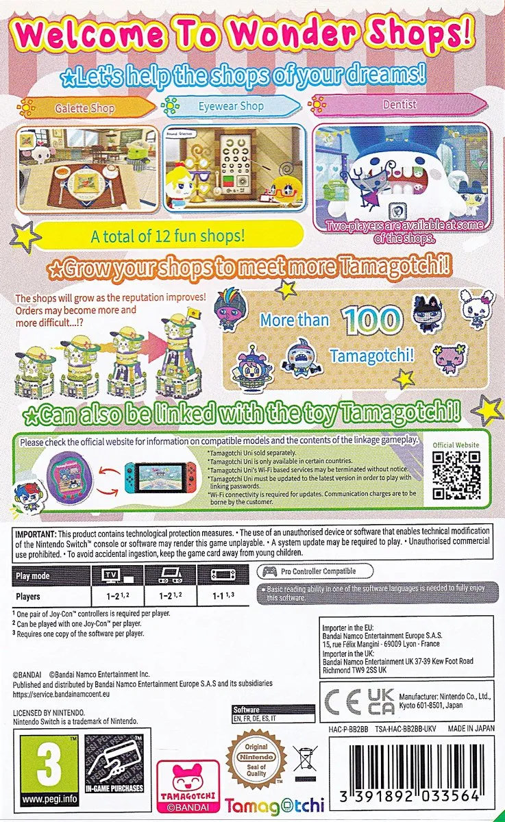 Tamagotchi Plaza Switch