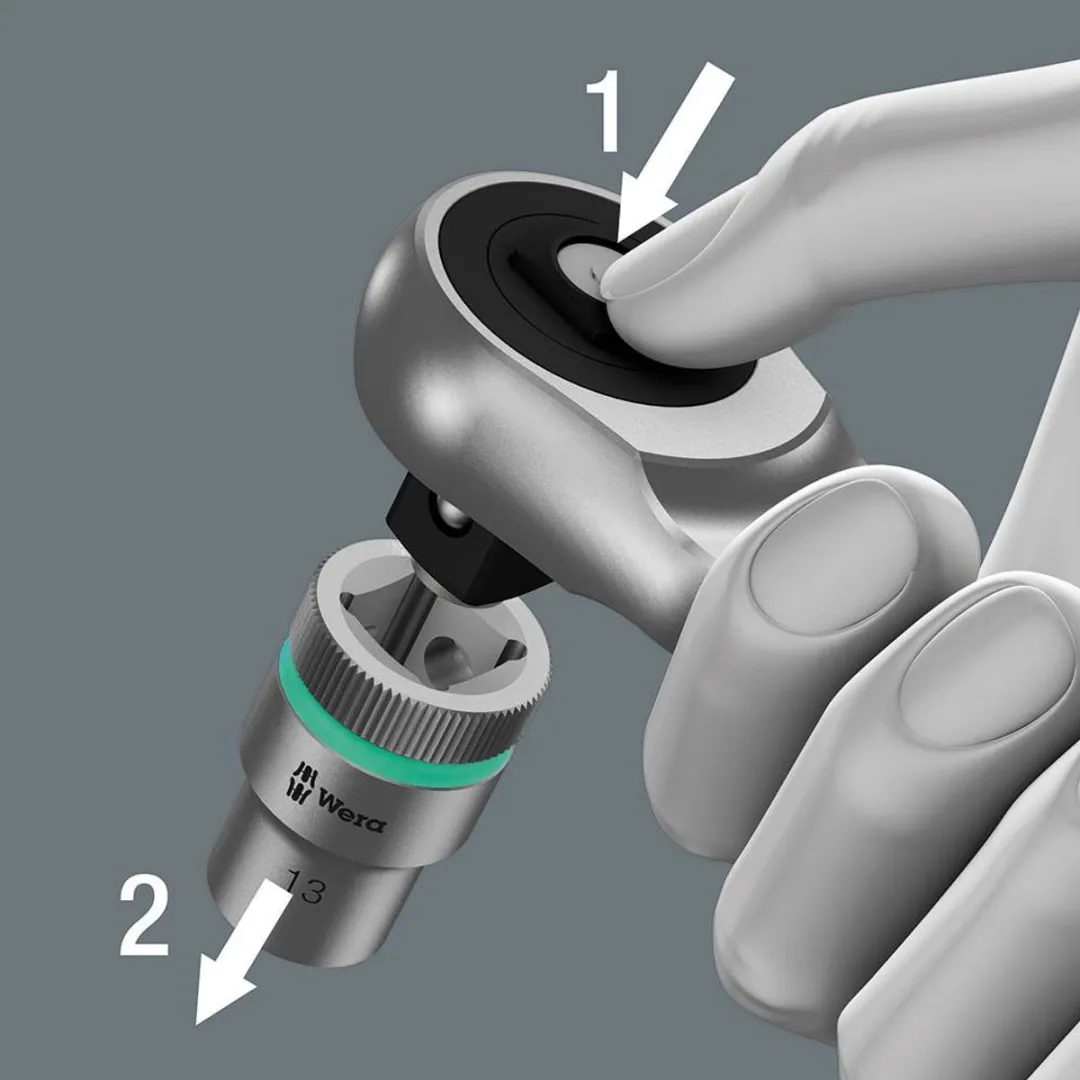 Wera 8006 SC Dopsleutelset 13-delig - 1/2" - Metrisch