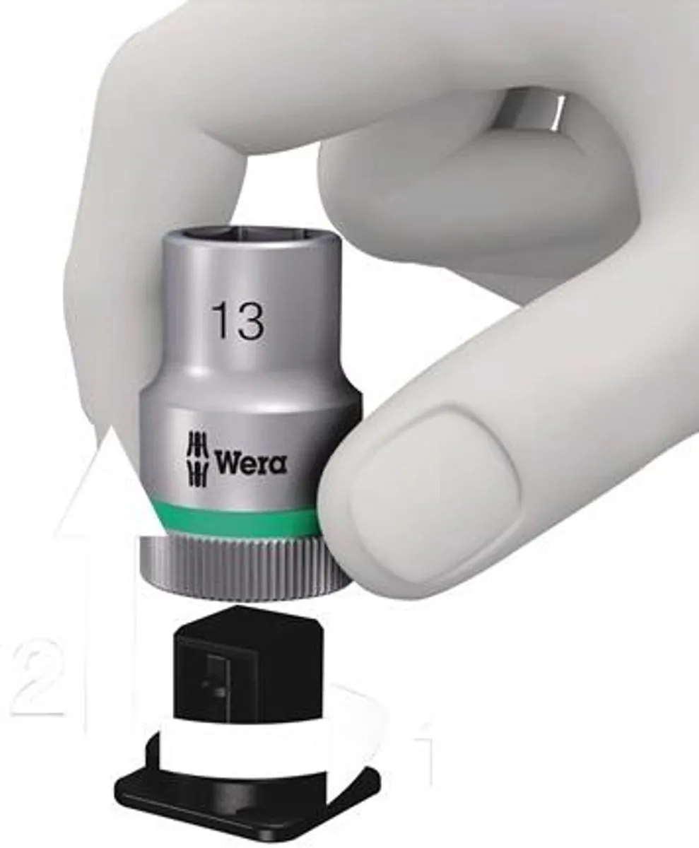 Wera 8006 SC Dopsleutelset 13-delig - 1/2" - Metrisch