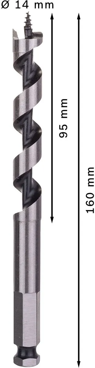 Bosch Professional Slangenboor 14x160mm - Hout - MPN 2608585701