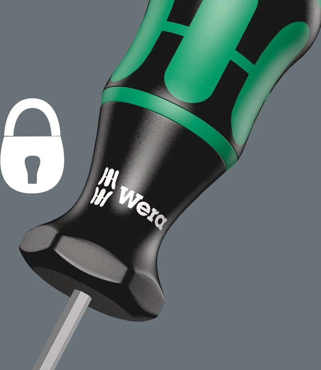 Wera 300 IP Torx Plus Draaimomentschroevendraaier 9IPx65mm - Zwart/Groen