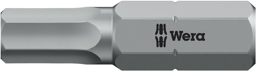 Wera 05056325001 Zeskant Bits 5,0 x 25mm - Metaal