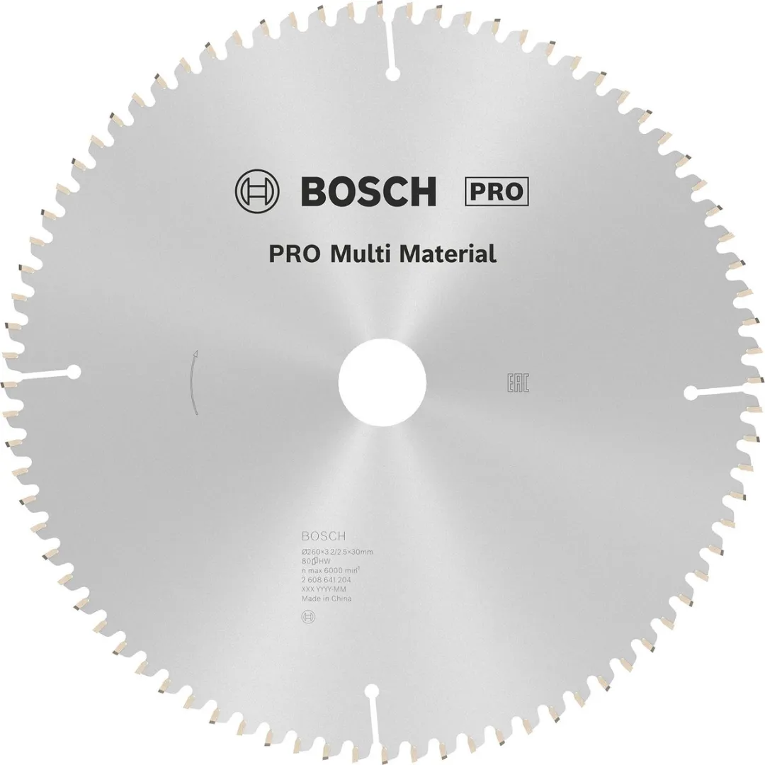 Bosch Professional Cirkelzaagblad Multimaterial 260mm