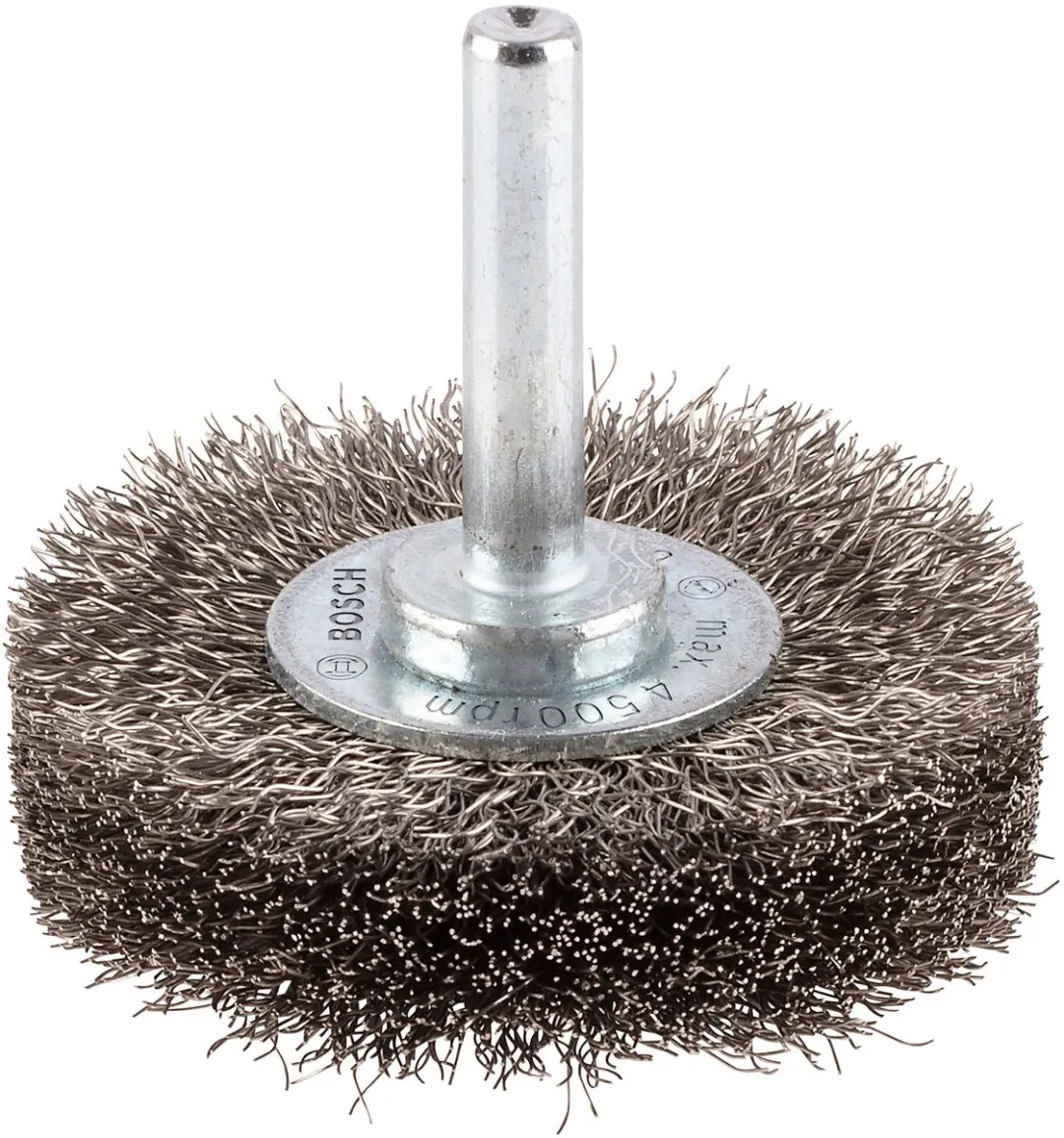 Bosch Professional 6mm Schijfborstel 50 Gegolfd RVS - Zilver