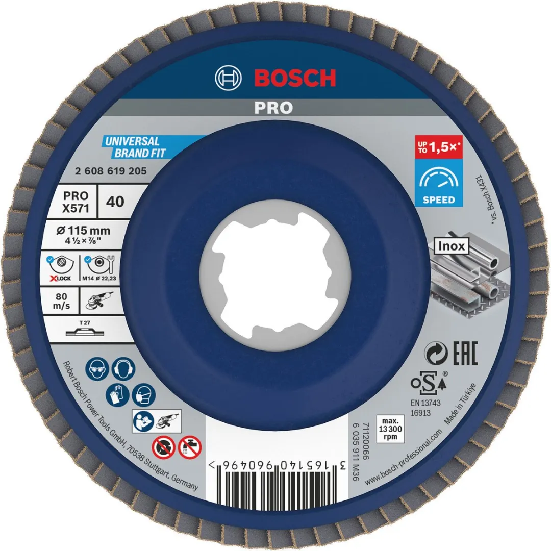 Bosch Professional X-LOCK Lamellenschijf 115mm