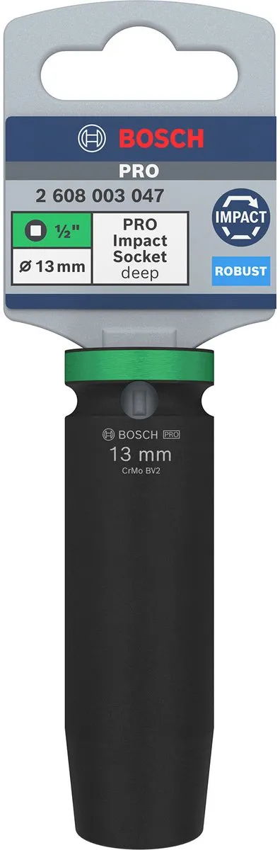 Bosch Professional Slagmoerdoos 1/2" 13mm - 2608003047 - Zwart