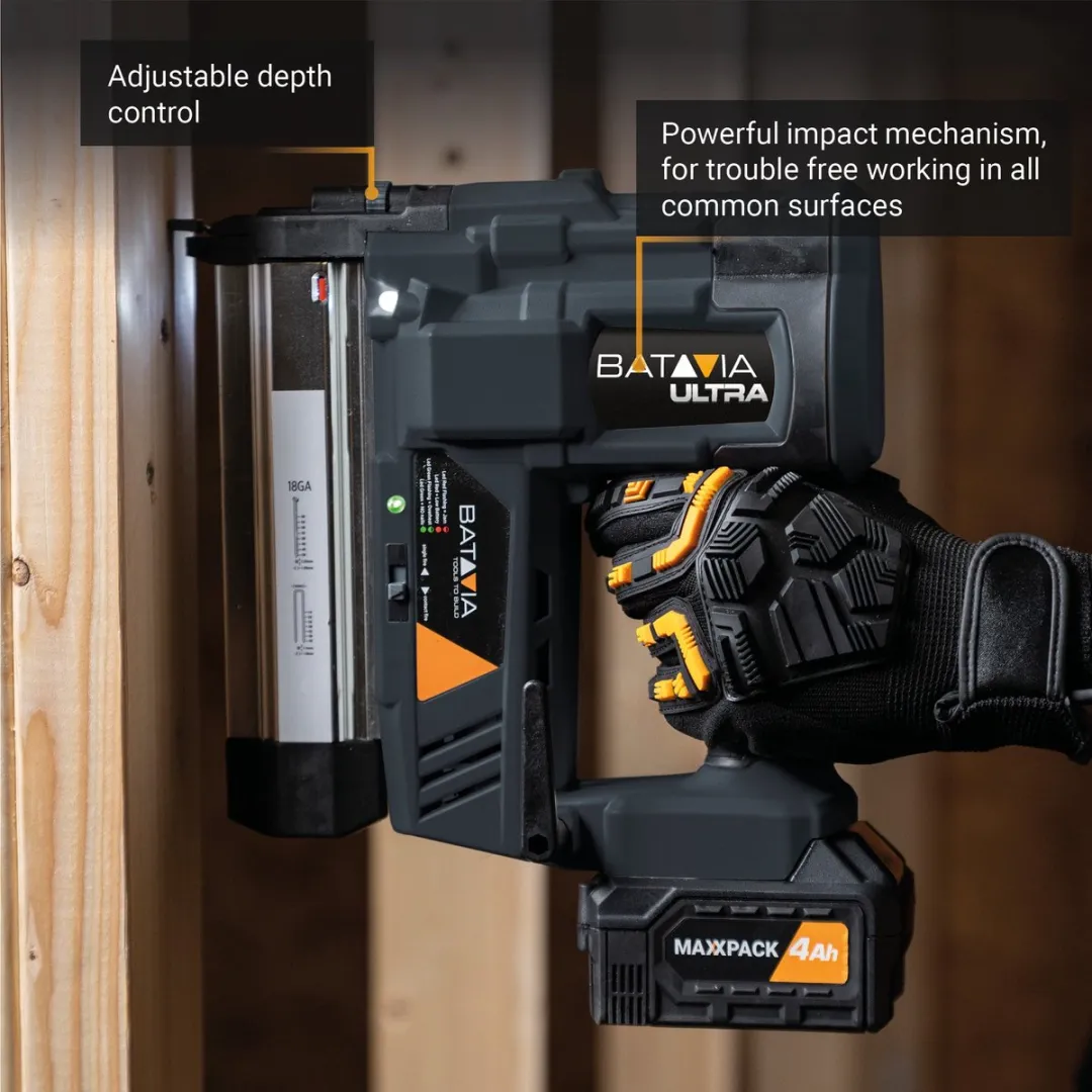 Batavia 18V Accu Combi Tacker 18GA Ultra EC1_7063094 - 2.0Ah - Incl. accu & lader