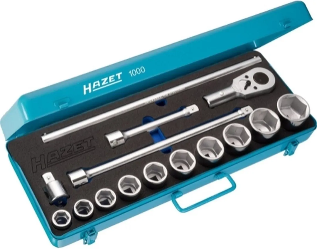 Hazet Doppenassortiment 15-delig 3/4" - met ratel