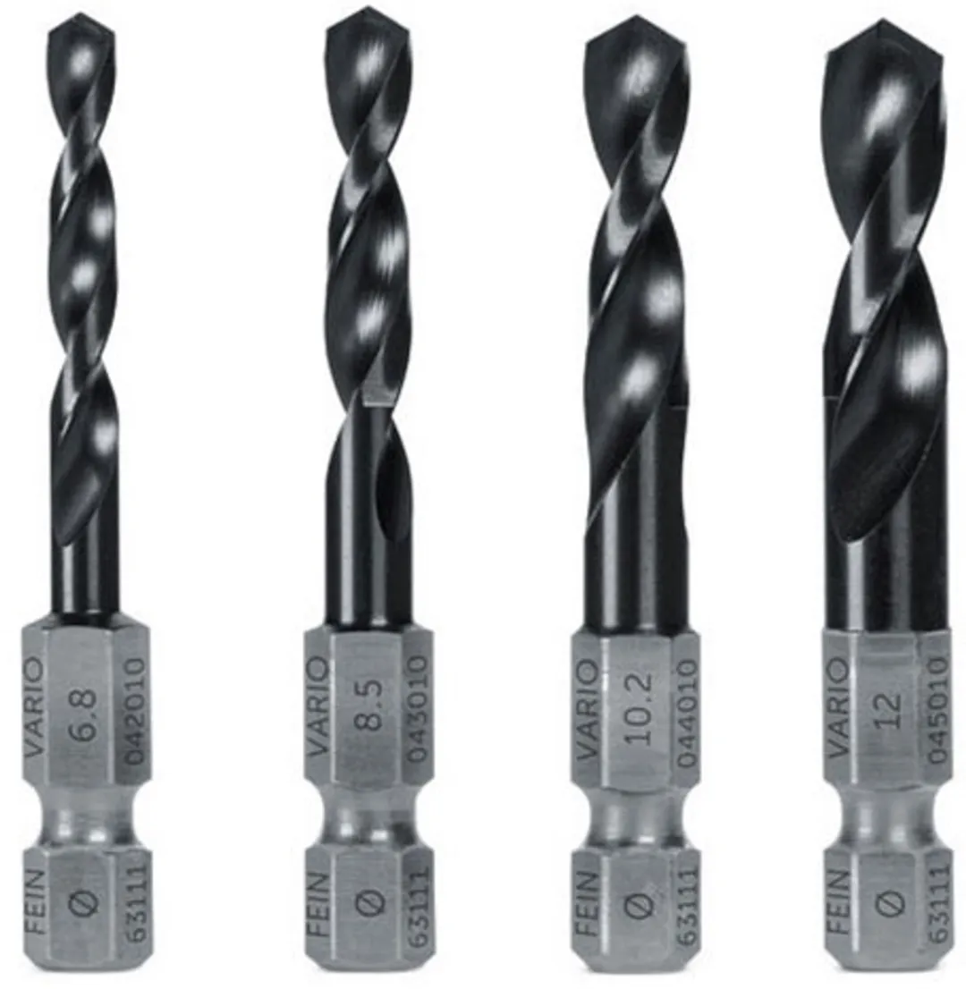 Fein VARIO Spiraalboorset 4-delig 63111050010