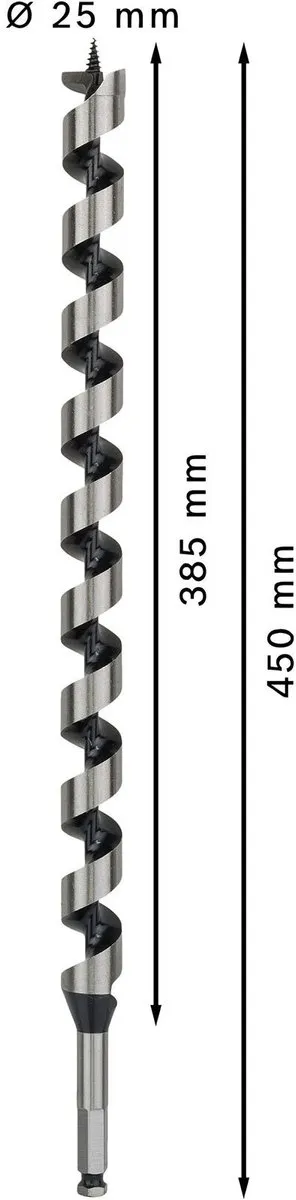 Bosch Professional Slangenboor 25x450mm - Hout