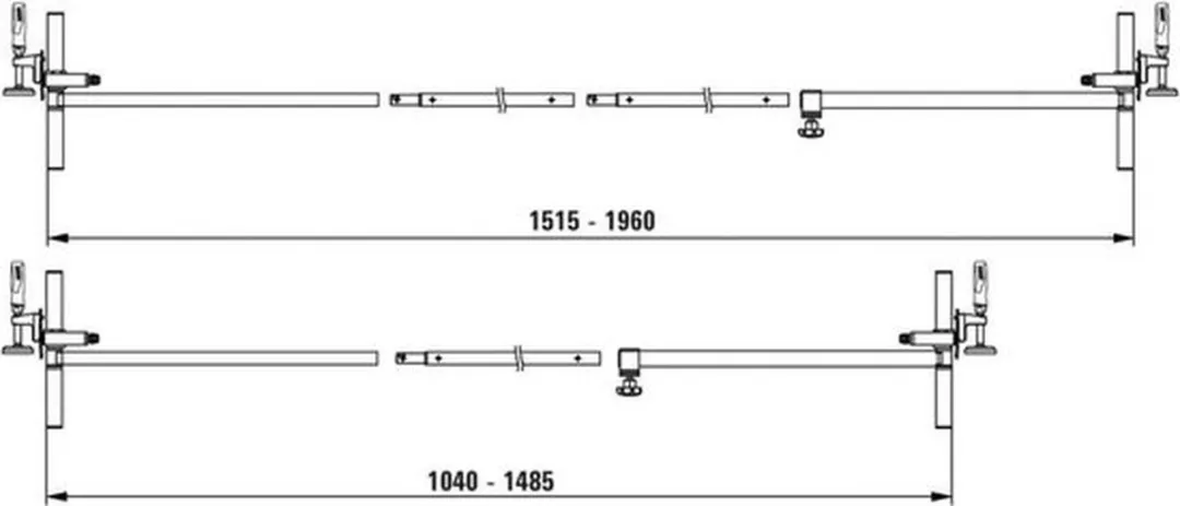 Bessey TU Kozijnspanner 565-1010mm - afbeelding 6 van 6
