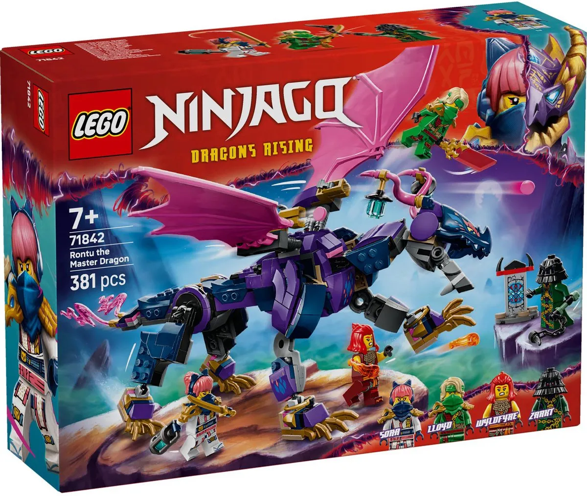 LEGO Ninjago Rontu de Meesterdraak 71842 - 381 Stukken