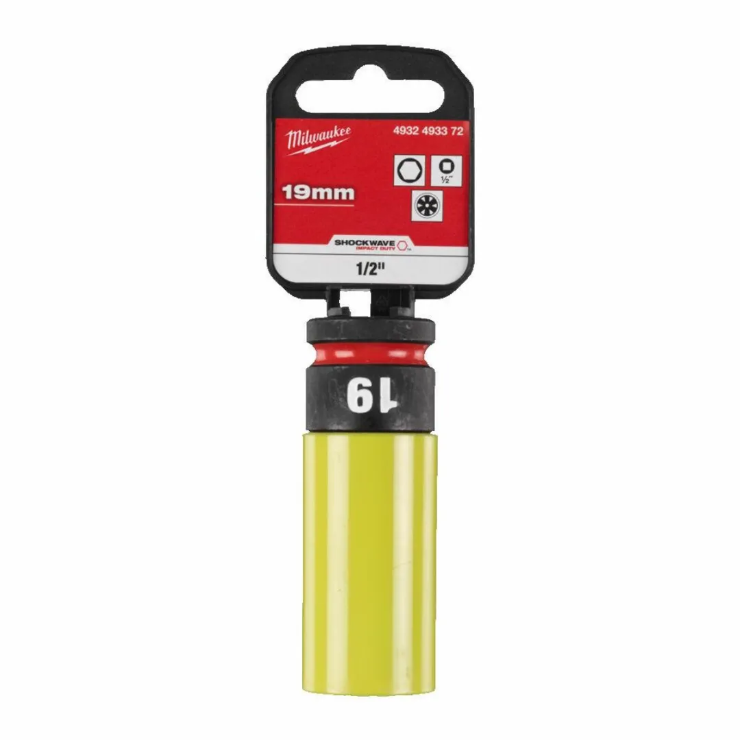 Milwaukee SHOCKWAVE Automotive Slagmoersleutel 19mm