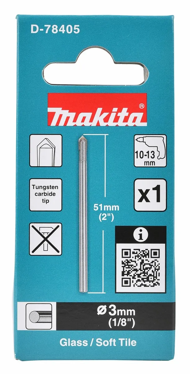 Makita Glasboor D-78405 - 3x51mm