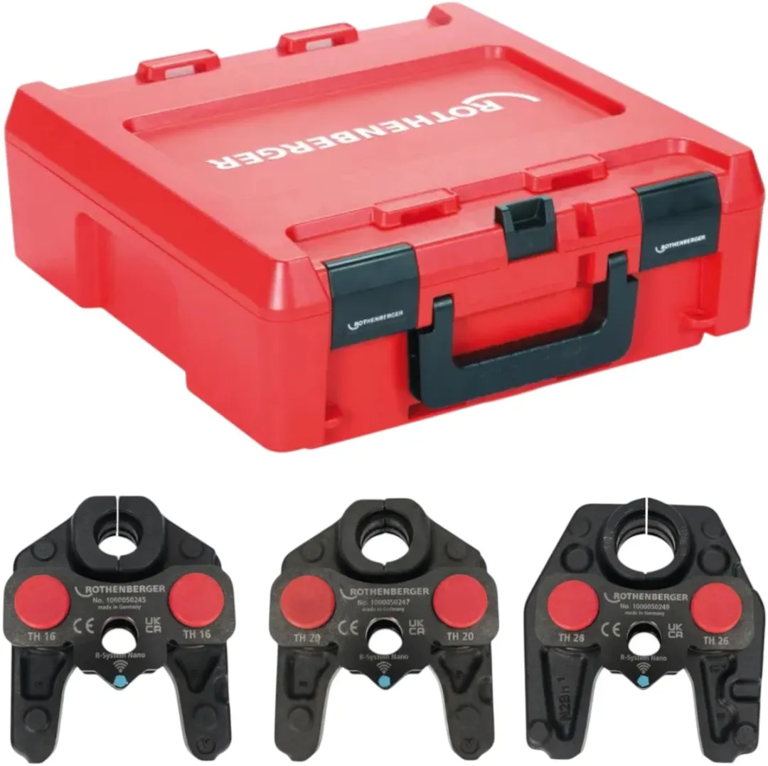 Rothenberger ROMAX NANO iJAWs TH Persbekkenset 3-delig 1000004940