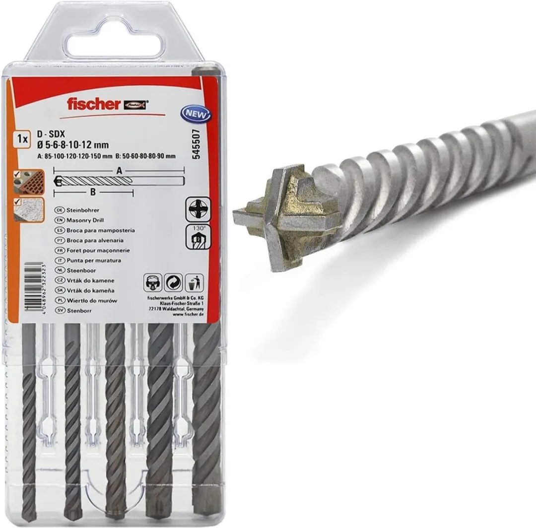 Fischer Boorbit Set 5-12mm - 5 Stuks