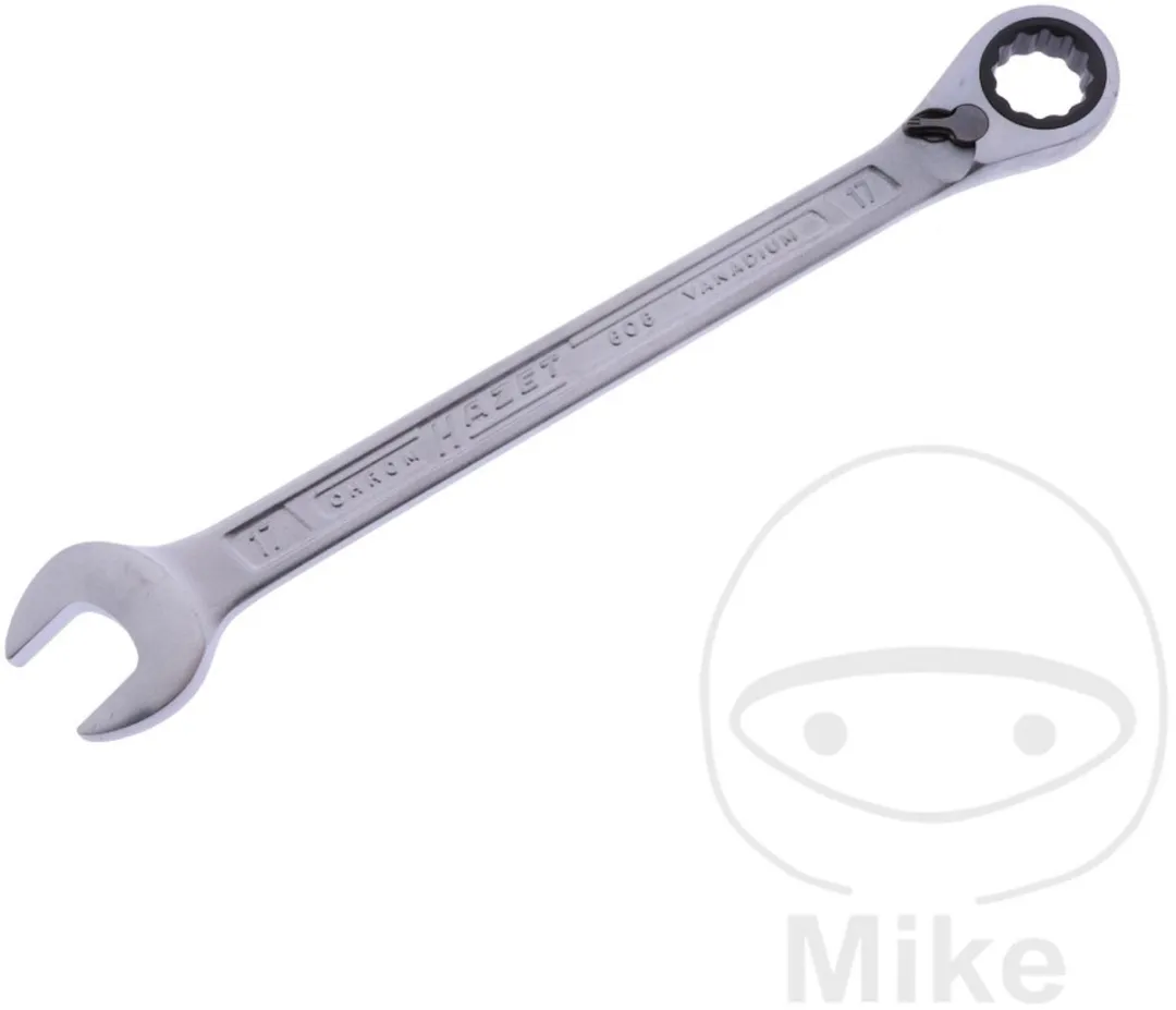 Hazet Steek-/ringratelsleutel 9mm - Zilver
