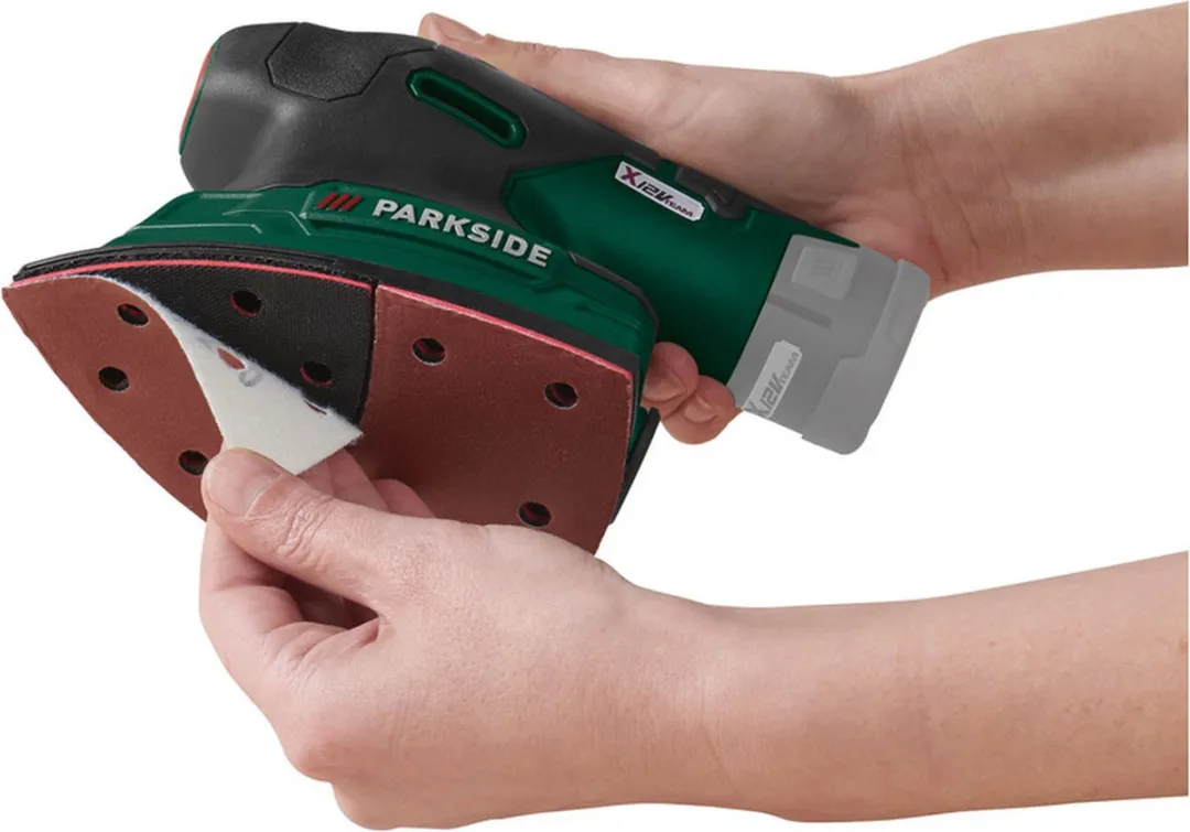 PARKSIDE Accu-handschuurmachine 12V - 22.000 tpm - 4 Schuurvellen
