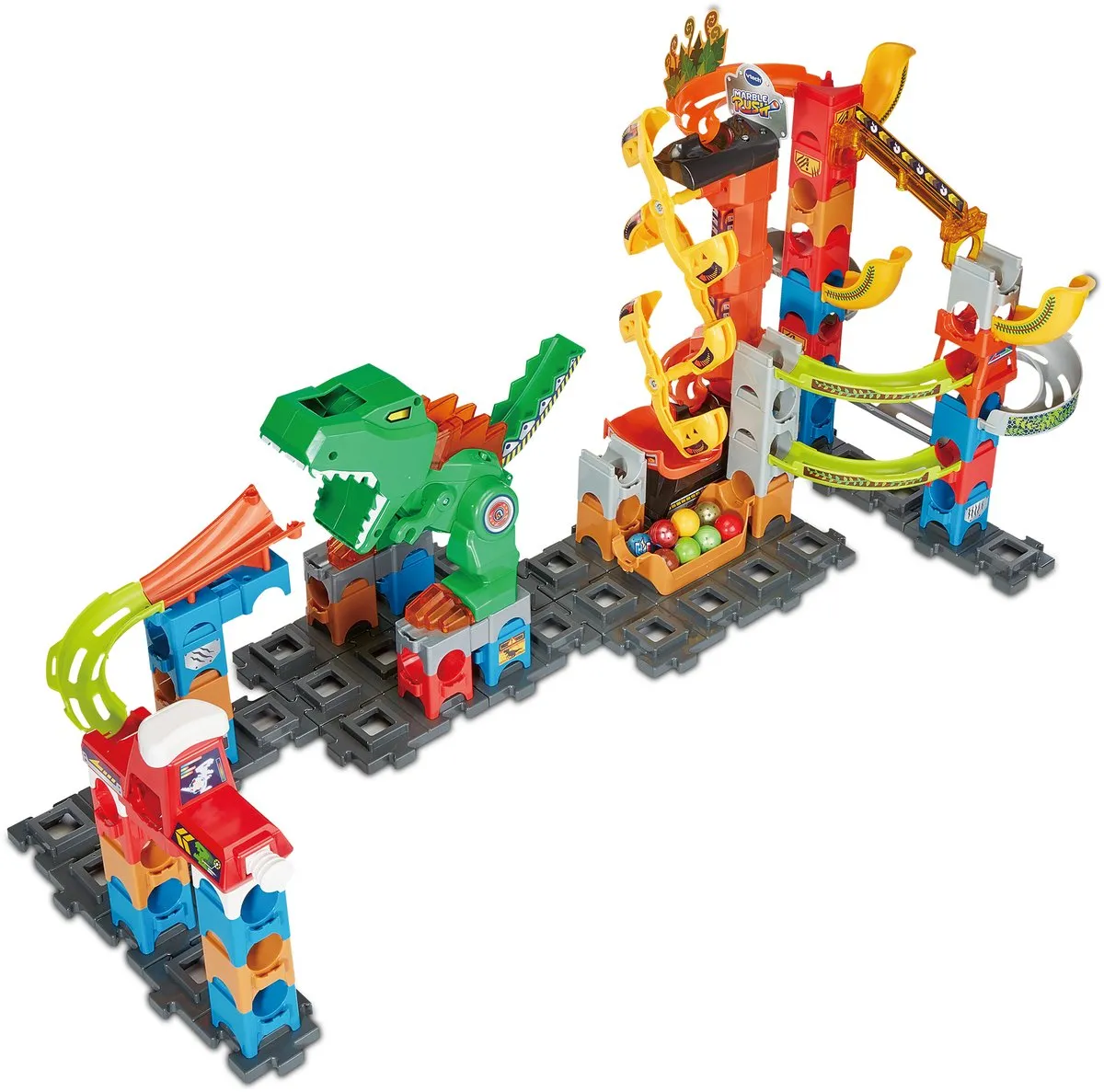 VTech Marble Rush Dino Adventures XL400E Knikkerbaan - 109 Delen - afbeelding 6 van 6