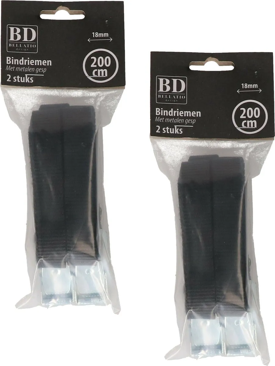 Bellatio Design Spanbanden 4 Stuks