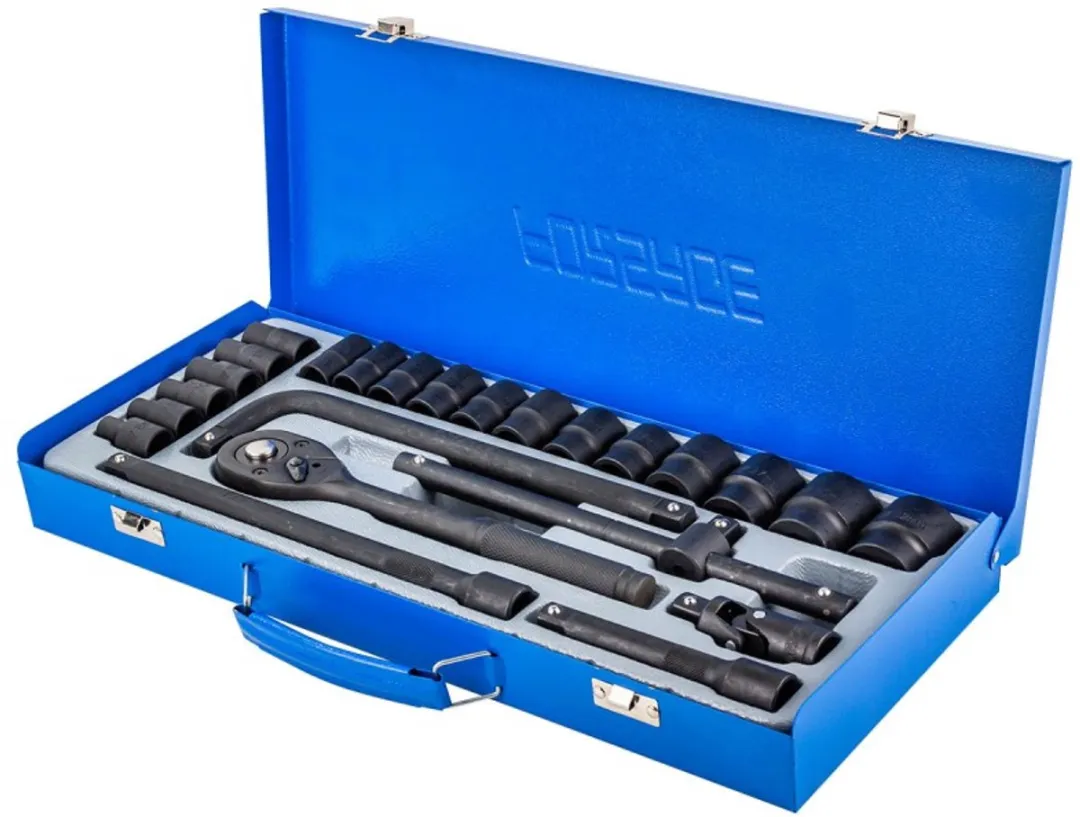 Forsage Dopsleutelset 1/2" 8-32mm 24-delig - Chroom-vanadiumstaal