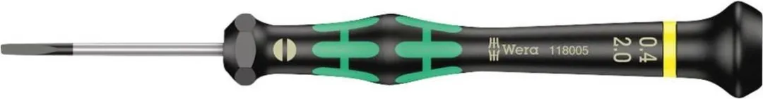 Wera Micro Schroevendraaier SL 0,4x20x40mm 05118005001