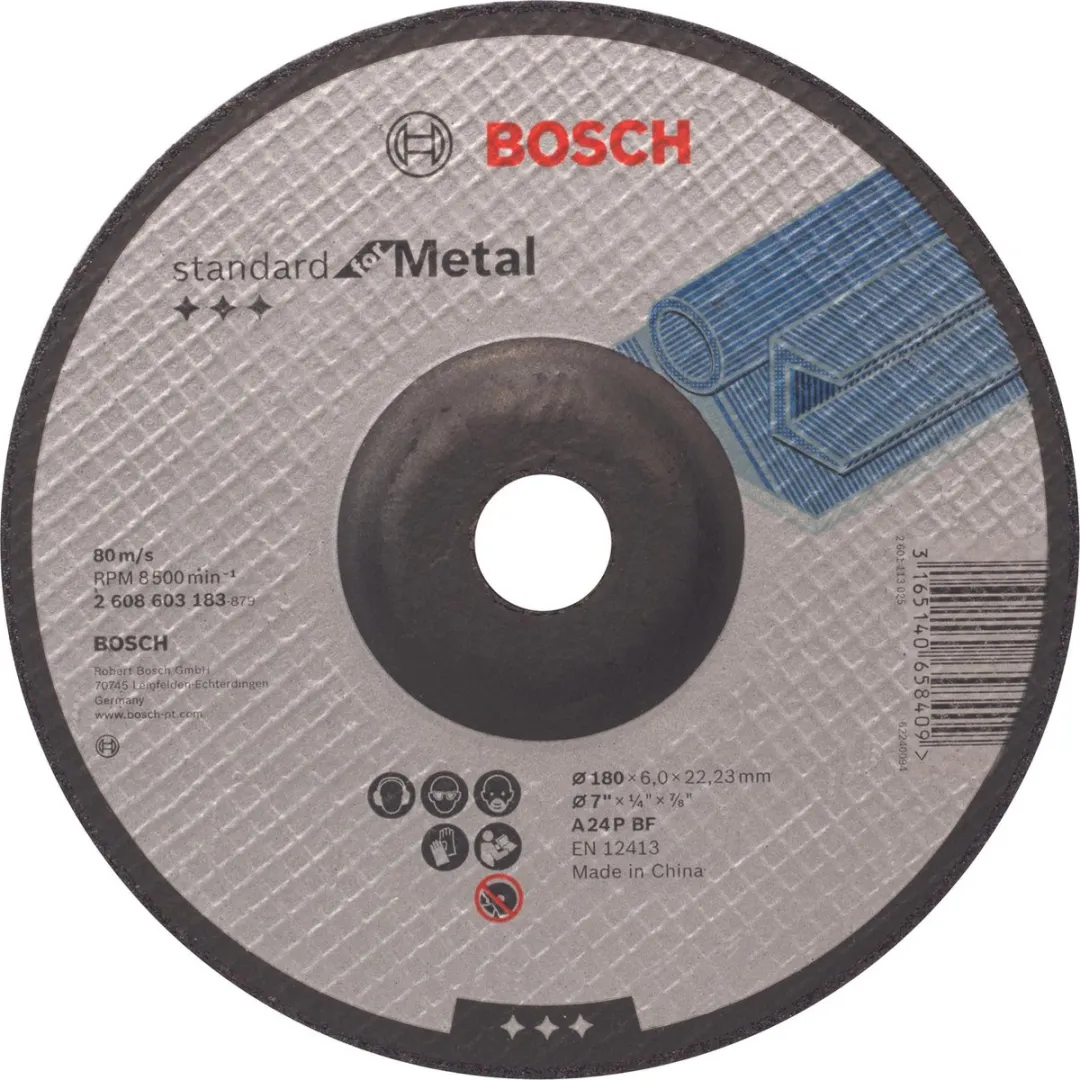 Bosch Professional Afbraamschijf Standard for Metal A 24 P BF 180mm